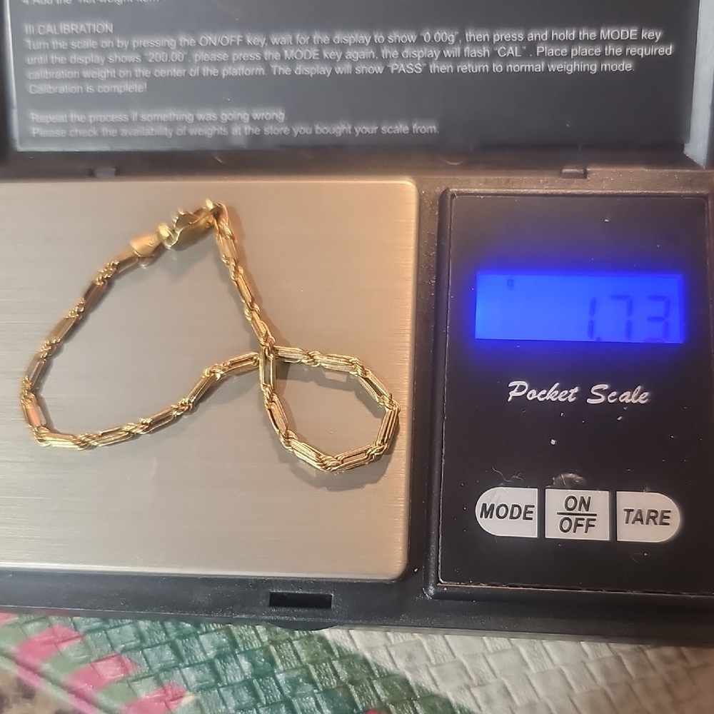 10k real gold stamped and acid tested Women’s Bracelet vintage